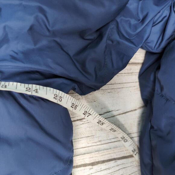 The North Face Navy Blue Nuptse 550 Down Parka Men Size XL - Picture 5 of 7